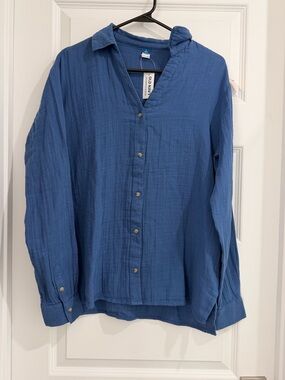 NWT Old Navy 100% Cotton Button-Down Shirt